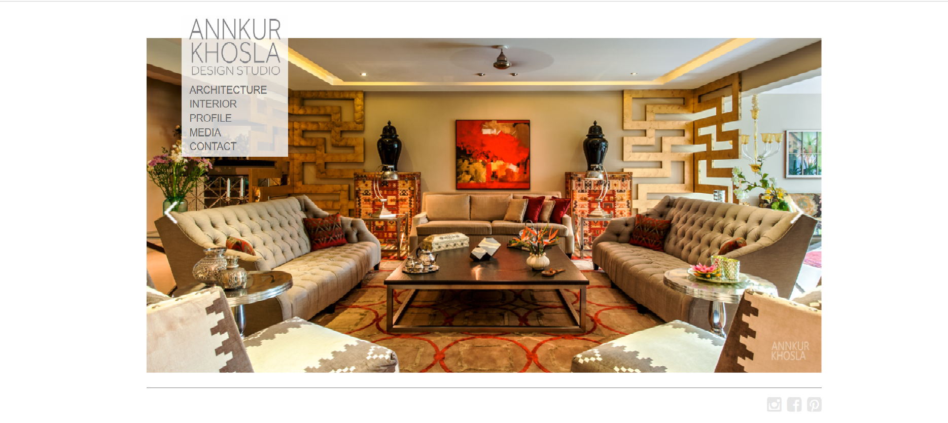 Ankur khosla an interior designer poster 